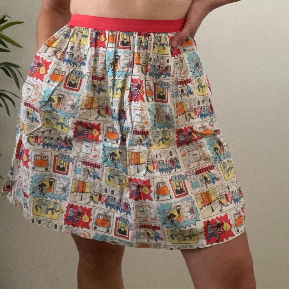 Cath Kidston Comic Book Skirt